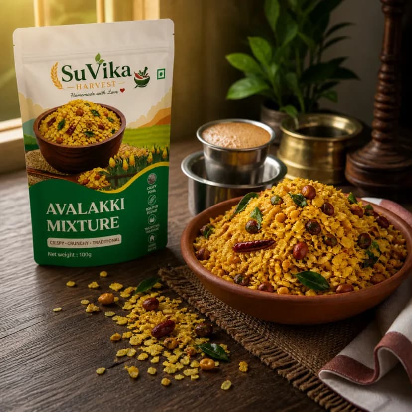 Avalakki mixture — everyday family snacking