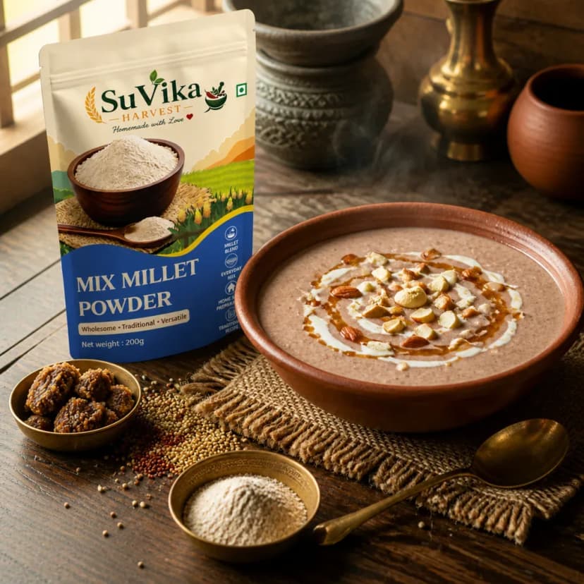 Blending — Mixed millet powder
