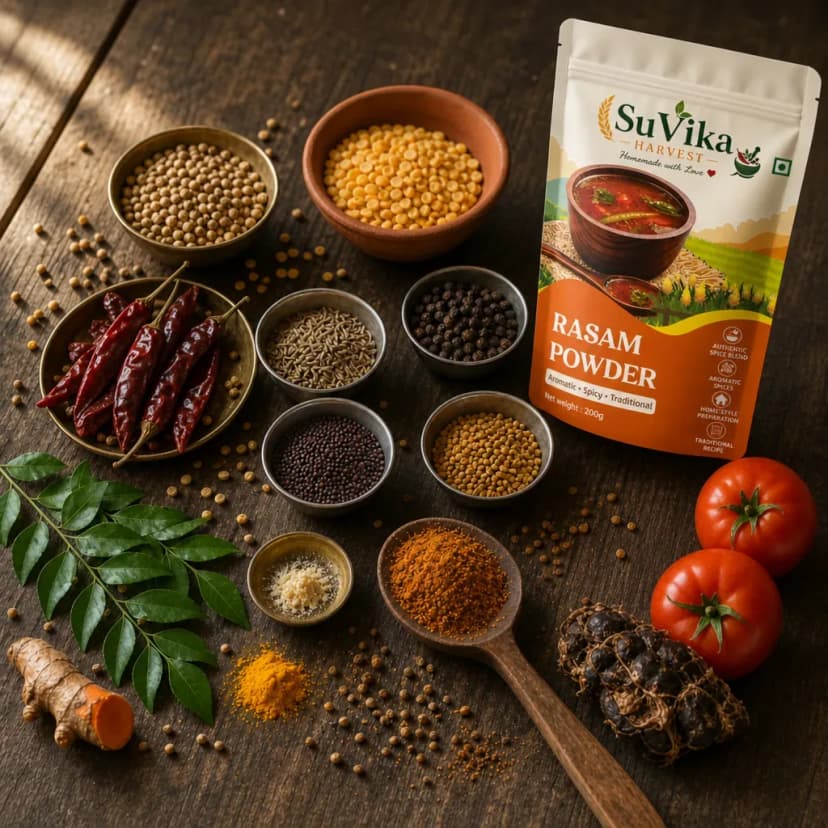 Rasam powder with traditional ingredients